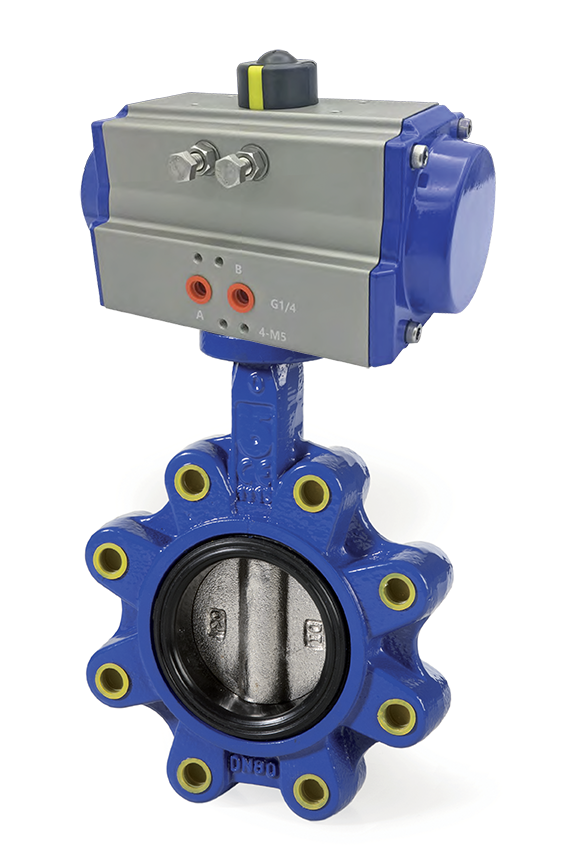 Produktbild - Serie L9, L9.000 mit AP Produktbild Absperrklappe Serie L9, L9.000 mit AP