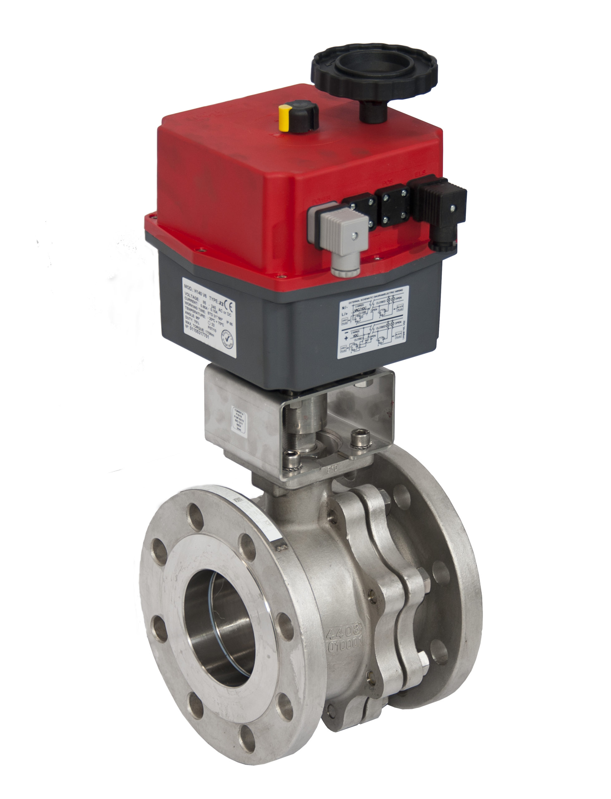 Produktbild Kugelhahn Serie 154IIT, 156IIT, 254IIT, 415IIT, 430IIT mit AOX