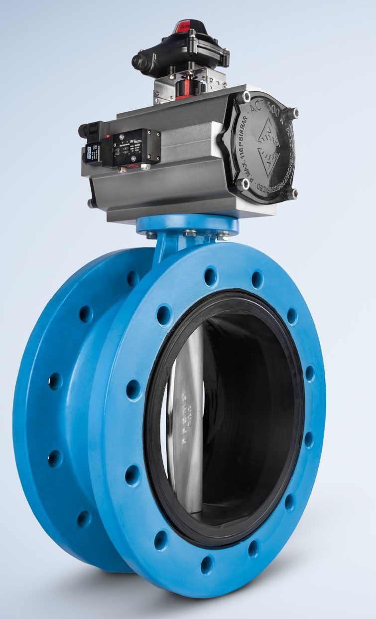 Produktbild - Serie 20H mit AP Produktbild Absperrklappe Serie 20H mit AP